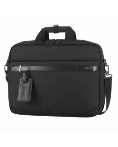 American Tourister Nobleton Laptop Briefcase - Professional Business Bag with Antimicrobial Black, 100% Polyester