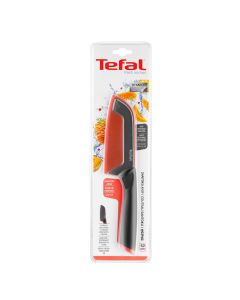 Tefal Fresh Kitchen Santoku Knife, 12cm Stainless Steel Blade, Precision Cutting Knife with Ergonomic Handle, Durable Kitchen Cutlery - K1220104
