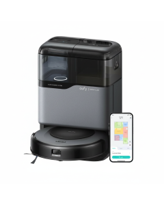 eufy Omni C20 Robot Vacuum & Mop, Auto-Empty Station, Ultra-Slim Design, Smart Navigation, Powerful Suction, App Control - Black