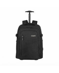 Samsonite Roader 14 Inch Laptop Backpack, 17L Durable Eco-Friendly Travel Bag, Padded Tablet, RPET (Recycled Plastic Bottles) | Deep Black