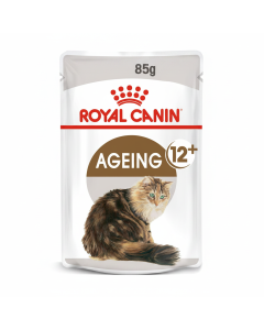 Royal Canin Ageing 12+ Jelly Wet Cat Food - Nutritional Support for Senior Cats
