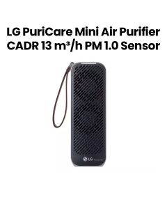 LG PuriCare Mini Air Purifier, Clean And Reliable Air, 4 Color Smart Display, Dual Inverter Motor - Black - AP151MBA1