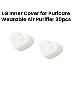 LG Puricare Inner Cover Wearable Air Purifier 30 Pieces, Easy To Replace, Moisture Of Exhaled Air - White - PFPAZC30