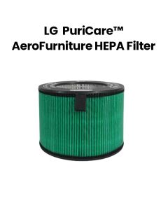 LG PuriCare Aero Furniture HEPA Filter, Eliminate 99.9% Of Bacteria, Ultrafine Dust As Small As 0.01 Microns - Black/Green - PFSPNC01.AGCC