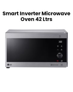 LG NeoChef Smart Inverter Microwave Oven 42L, Smart Diagnosis™, EasyClean™, Fast Cooking, Smart Inverter - Silver - MH8265CIS