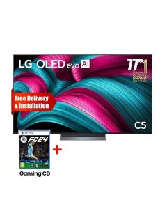 LG 77" OLED 4K Smart TV - Black | OLED77C56LA
