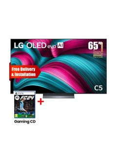 LG 65" OLED 4K Smart TV - Black | OLED65C56LA.AMRG