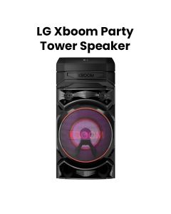 LG XBOOM Party Tower Speaker With Bass Blast, Powerful Sound, Karaoke Function, Deep Bass - Black - RNC5