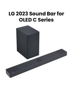 LG Soundbar For OLED C Series, 3.1.3Ch, 400W, Dolby Atmos, DTS:X, AI Sound Pro - Black - SC9S