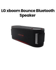 LG XBOOM Bounce Bluetooth Speaker, Signature Sound By Will.I.Am, Dual Passive Radiators, IP67 Dust And Water Resistant, 30Hours Playback - Black