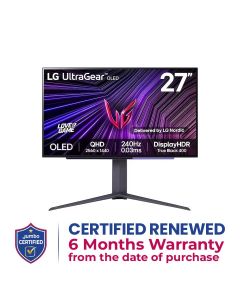 LG 27'' UltraGear OLED Gaming Monitor | HDR400 True black, 240Hz 