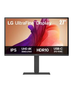 LG 4K UltraFine™ IPS Monitor 27 Inch, 90W Power Delivery, Eye Care Features, HDMI, DisplayPort, USB-C With 90W PD - Black - 27U730A-B