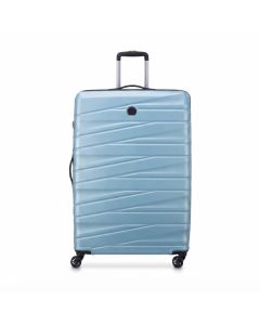 Delsey Tiphanie 82cm Hardcase Expandable 4 Double Wheel Check-In Luggage Trolley Case | Aqua