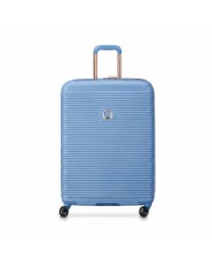 Delsey Securitech 70cm 4-Wheel Expandable Suitcase, Model 385981942, TSA Lock, Recycled rPET (Interior) | Sky Blue