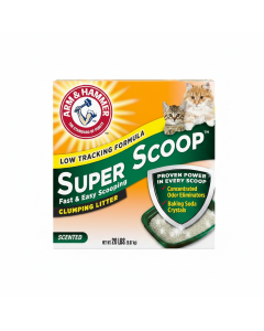 ARM & HAMMER Super Scoop Clumping Litter with Fresh Scent - 20lb
