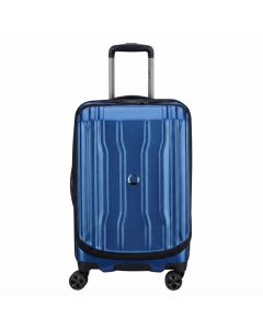 Delsey Cruise 2.0 80cm Hardcase 4 Double Wheel Large Check-In Luggage Trolley - 00207983002, Durable Hard Plastic, TSA Combination Lock, Expandable | Blue