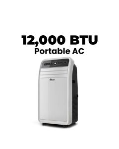 Oscar Portable Air Conditioner 12000 BTU, Modern Design, Reliable Performance - White - OPAC12K