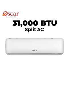 Oscar Split Air Conditioner 31000 BTU, Modern Design, Reliable Performance - White - OS36KSR410