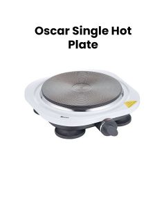 Oscar Single Hot Plate, Fast Heating, Compact Design And Reliable Performance - Silver - OHP-10W