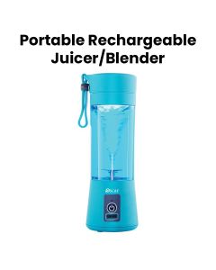 Oscar Portable Rechargeable Juicer/Blender, Rechargeable Power And Compact Design - Blue - OPB 200