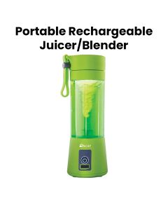 Oscar Portable Rechargeable Juicer/Blender, Rechargeable Power And Compact Design - Green - OPB 200