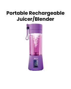 Oscar Portable Rechargeable Juicer/Blender, Rechargeable Power And Compact Design - Purple - OPB 200