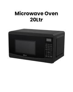 Oscar Microwave Oven 20L, Powerful Performance And Durable Design - Black - OMW 20 SS