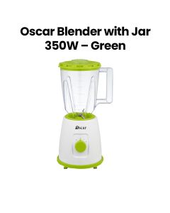 Oscar Blender 350W, Multiple Speed Settings, Easy-to-Clean Parts, Portable and Convenient, High Power Output, Effective Kitchen Blender - Green - OBL-315-A