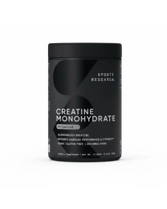 Sports Research Creatine Monohydrate - Boost Strength, Performance & Recovery