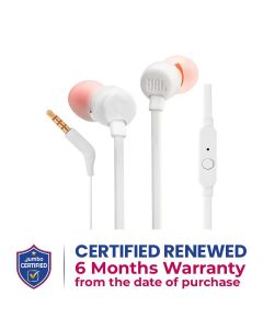 JBL T110 Ear Phone - White