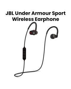 JBL Under Armour Sport Wireless Earphone, Up to 5 hours With Audio And Heart Rate Monitoring Enabled - Black - UAJBLHRMB