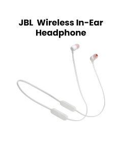 JBL Tune 125BT Wireless In-Ear Headphone with Powerful JBL Pure Bass Sound, Lightweight, Magnetic Cable Management - White - TUNE 125BT