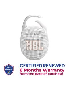 JBL CLIP 4 Ultra-Portable Waterproof Bluetooth Speaker - White