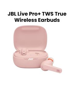 JBL Live Pro+ True wireless Noise Cancelling, 28-Hour Battery Life, And Crystal-Clear Calls Earbuds - Pink - JBLLIVEPRO+