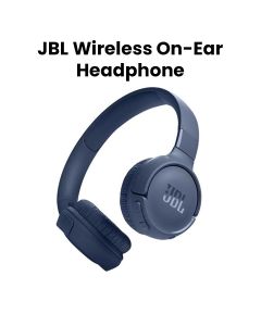 JBL Tune 520BT Wireless On Ear Headphone, Upto 57H Battery, Speed Charge, 5 Min Charge Gives Up to 3H of Playback - Blue - TUNE