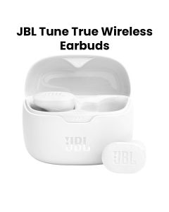 JBL Tune Buds True Wireless Noise Cancelling Earbuds, Speed Charge Support, Multi-Point Connection, Up to 48 Hours Battery Life - White - ‎JBLTUNEBUDS