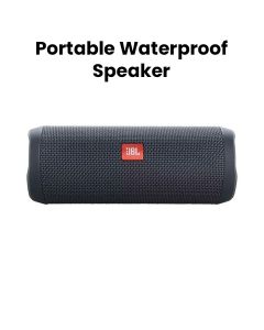 JBL Flip Essential 2 Portable Waterproof Speaker, 10H Of Playtime, IPX7 Waterproof Design - Black - JBLFLIPESSENTIAL2