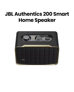 JBL Authentics 200 Smart Home Speaker With Wi-Fi, Bluetooth And Voice Assistants With Retro Design 90W - Black - ‎JBLAUTHENTICS200