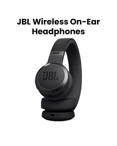 JBL Live 670NC Wireless On Ear With True Adaptive Noise Cancelling Headphones, Up To 65 Hours of Battery Life, Multipoint Connection - Black - JBLLIVE670NC