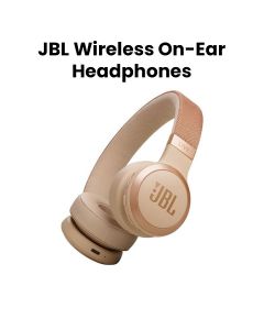 JBL Live 670NC Wireless On Ear With True Adaptive Noise Cancelling Headphones, Up To 65 Hours of Battery Life, Multipoint Connection - Sandal - JBLLIVE670NC