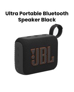 JBL Go 4  Ultra-Portable Bluetooth Speaker, Enjoy Powerful Sound, Compact Design, And Durable Build Perfect For Travel - Black - Go 4