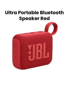 JBL Go 4  Ultra-Portable Bluetooth Speaker, Enjoy Powerful Sound, Compact Design, And Durable Build Perfect For Travel - Red - Go 4