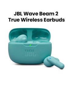 JBL Wave Beam 2 True Wireless Bluetooth 5.3, Active Noise Cancellation Earbuds With Deep Bass Sound - Blue - WAVEBEAM2