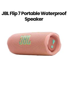 JBL Flip 7 Portable Waterproof And Drop-Proof Bluetooth Speaker, Enjoy Powerful Sound, Durable Design, And Long Battery Life - Pink - JBLFLIP7PIK