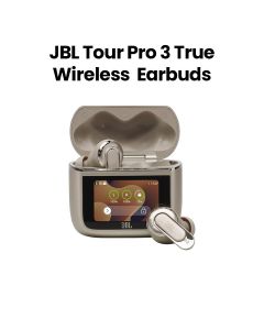 JBL TourPro3 Latte True Wireless Noise Cancelling Earbuds With Smart Charging Case - Beige - JBLTOURPRO3LAT