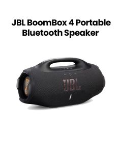 JBL Boombox 4 Portable Waterproof Bluetooth Speaker With Long Battery Life, And Durable Waterproof Design For Outdoor And Indoor Use - Black - JBLBOOMBOX4