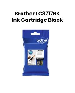 Brother Genuine Ink Cartridge, Produces Deep, Crisp Black Text For Professional-quality Documents - Black - LC3717BK