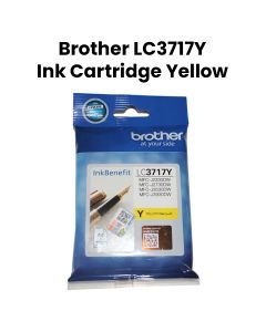 Genuine Brother Ink Cartridge For  Reliable Performance And Crisp, Vibrant Printing - Yellow - LC3717Y