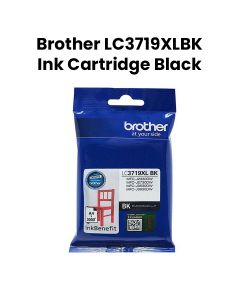 Brother Genuine Ink Cartridge, Produces Deep, Crisp Black Text For Professional-quality Documents - Black - LC3719XLBK