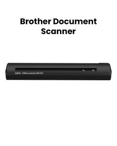 Brother Document Scanner, Compact And Portable Design, High-Quality Scanning, Fast Performance, Versatile Use - Black - DS600